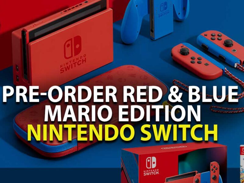 Where to Buy Nintendo Switch Mario Red and Blue Edition?