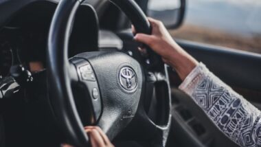 which steering technique is correct when backing