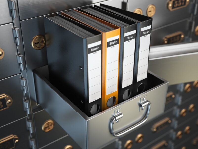 how should you protect a printed classified document when it is not in use?