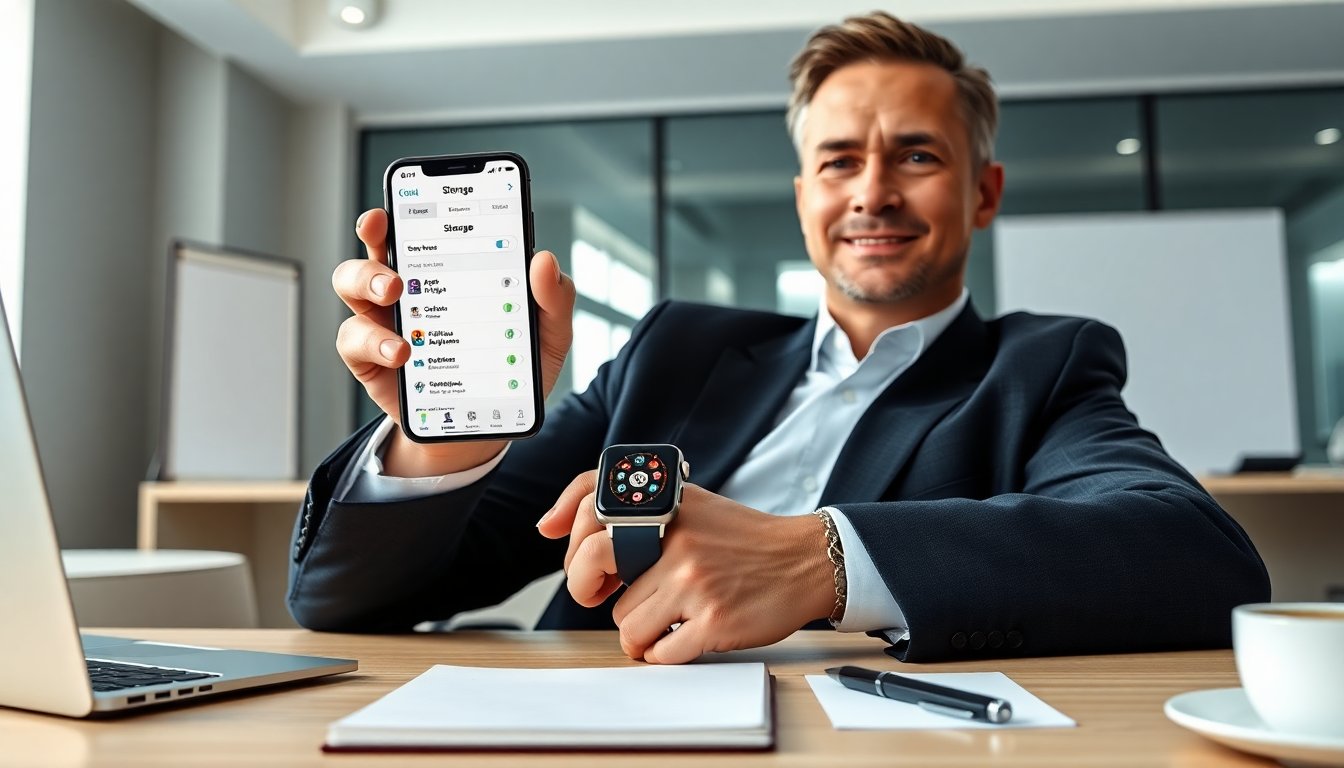 how to clear storage on apple watch