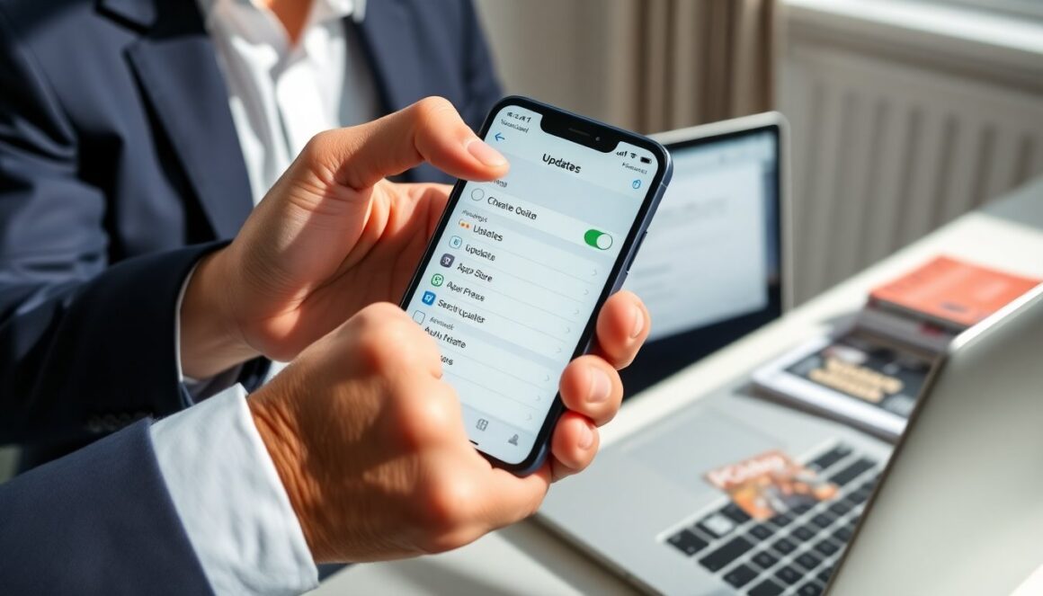 how do i update apps on my iphone