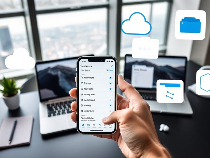 where are voice memos stored on iphone