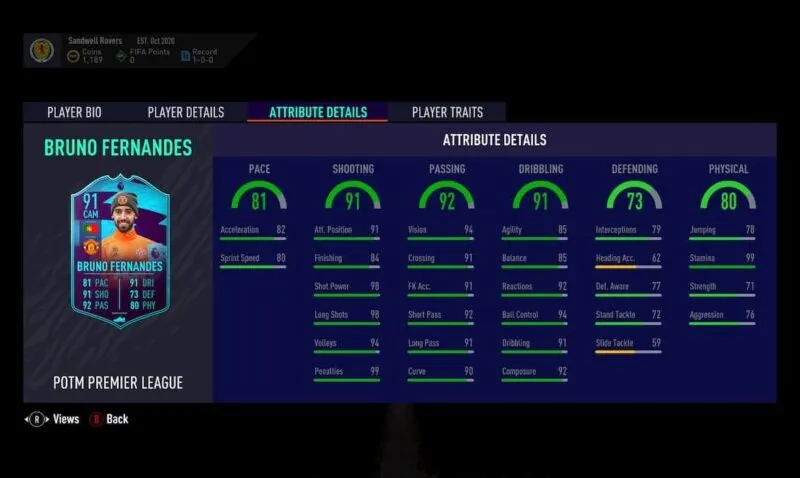 FIFA 21: How to complete POTM Bruno Fernandes SBC